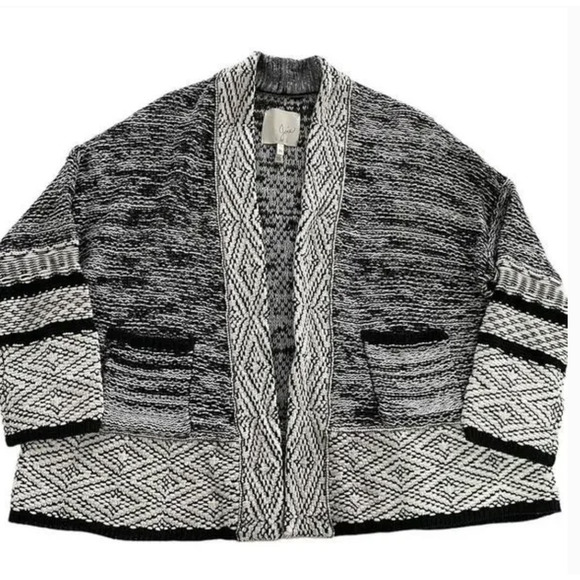 Joie Cardigan Sweater Womens XS Open Front Linen Cotton Boho Lightweight Pullove - Picture 3 of 9